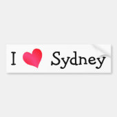 Ik hou van Sydney Bumpersticker (Voorkant)