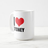 Ik hou van Sydney Koffiemok (Voorkant links)