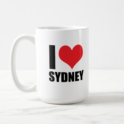 Ik hou van Sydney Koffiemok (Links)
