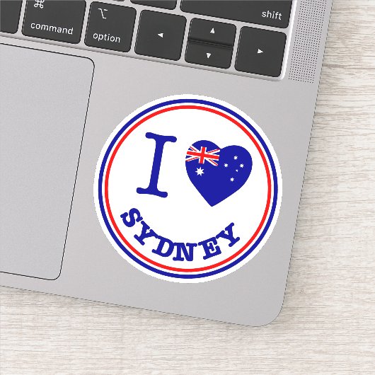 Ik hou van Sydney Sticker (Detail)