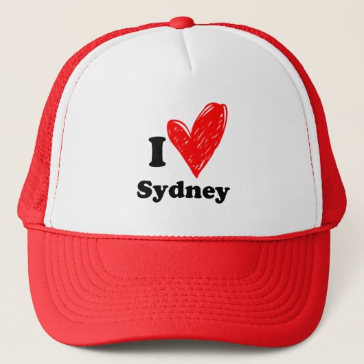 Ik hou van Sydney Trucker Pet (Voorkant)