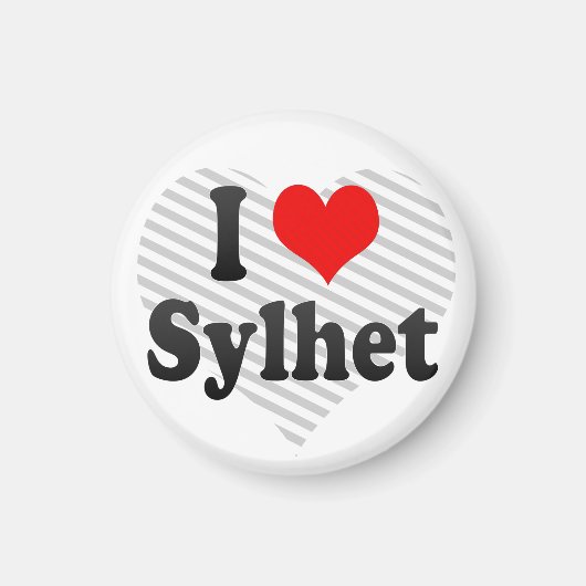 Ik hou van Sylhet, Bangladesh Magneet (Voorkant)