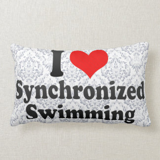 Ik hou van synchroon zwemmen kussen
