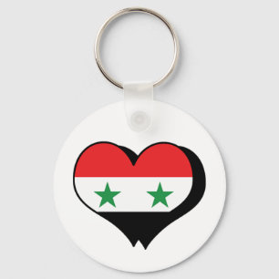 Ik hou van Syrië Sleutelhanger