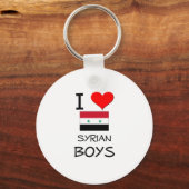 Ik hou van Syrische jongens Sleutelhanger (Voorkant)