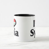 Ik hou van Syrische vlag Mok (Midden)