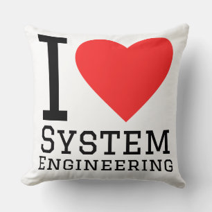 Ik hou van systeemtechniek kussen