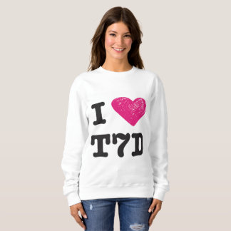 "Ik hou van T7d" Sweater