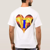 Ik hou van? t-shirt (Achterkant)