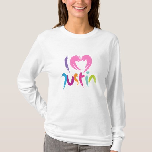 Ik hou van   t-shirt (Voorkant)
