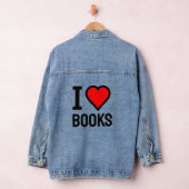 Ik hou van T-Shirt boeken Denim Jacket (Hangar)