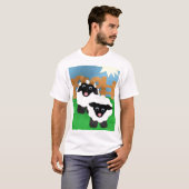 Ik hou van T-shirt van ooien (Voorkant volledig)