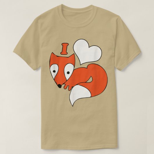 Ik hou van T-shirt voor het T-shirt (Design voorkant)