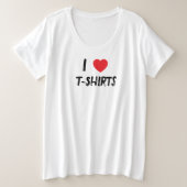 Ik hou van T-shirts (Design voorkant)
