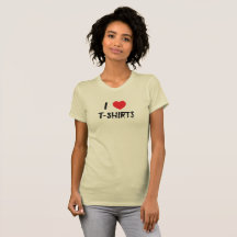 Ik hou van T-shirts