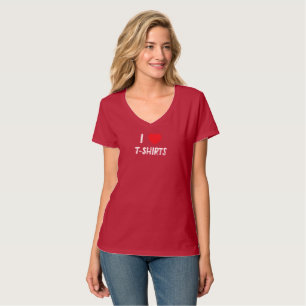 Ik hou van T-shirts