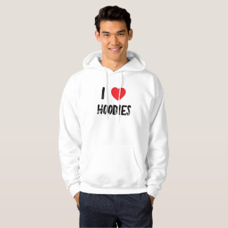 Ik hou van T-shirts met hoodies