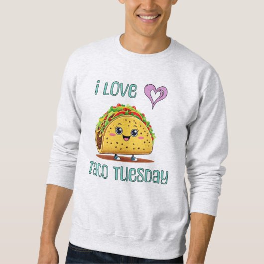Ik hou van Taco Dinsdag Trui (Voorkant)