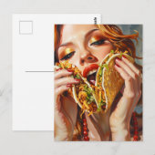 Ik hou van Tacos Briefkaart (Voorkant / Achterkant)