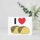 Ik hou van Tacos Briefkaart (Staand voorkant)
