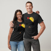 Ik hou van taco's en cricket Mexican Food Family S T-shirt (Unisex)