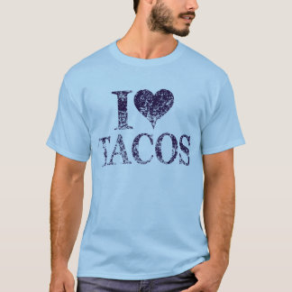 Ik hou van taco's - ik hou van taco's t-shirt