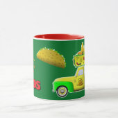 Ik hou van Tacos kleine gele Taco vrachtwagen Mok (Midden)