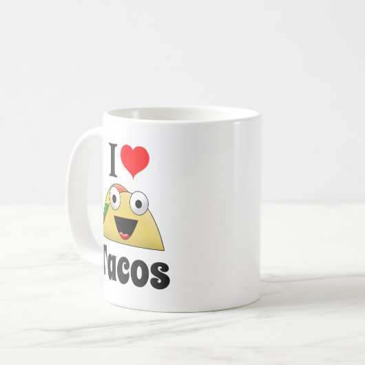 Ik hou van Tacos Koffiemok (Voorkant links)