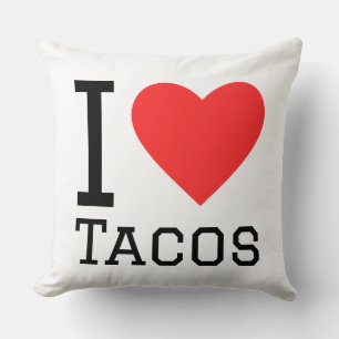 Ik hou van taco's kussen