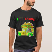 Ik hou van Tacos Little Taco Truck shirten T-shirt (Voorkant)