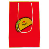 Ik hou van Tacos Medium Cadeauzakje (Achterkant)