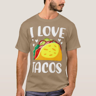 Ik hou van Tacos Meican Food T-shirt