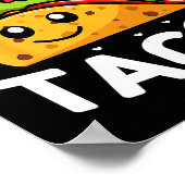Ik hou van Tacos Mexicaanse partij Ik hou van Taco Poster (Hoek)
