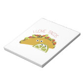 Ik hou van Tacos Notitieblok (Linkerzijde)