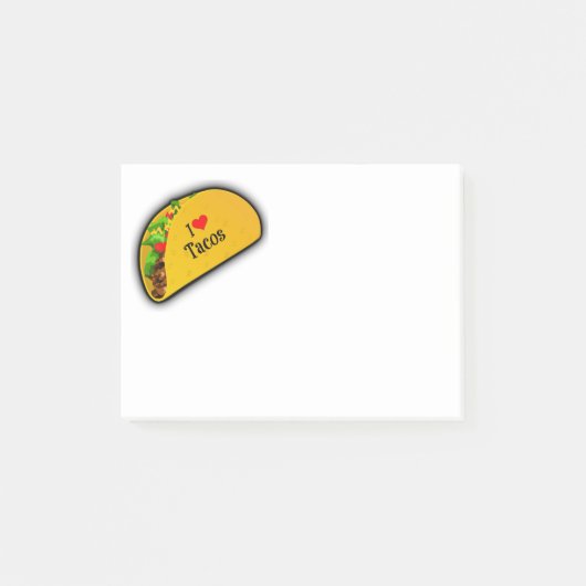 Ik hou van Tacos Post-it® Notes (Voorkant)