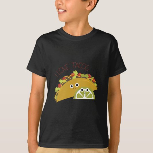 Ik hou van Tacos T-shirt (Voorkant)
