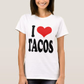 Ik hou van Tacos T-shirt (Voorkant)