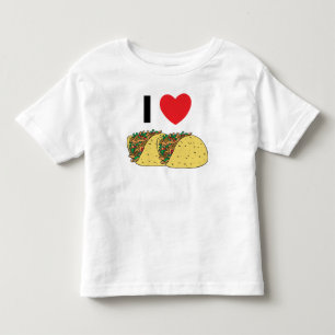 Ik hou van Tacos Toddler Kinder Shirts