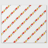 Ik hou van taco's voor taco's cadeaupapier (Vlak)