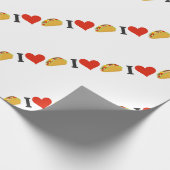 Ik hou van taco's voor taco's cadeaupapier (Hoek)