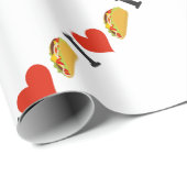 Ik hou van taco's voor taco's cadeaupapier (Rol Hoek)