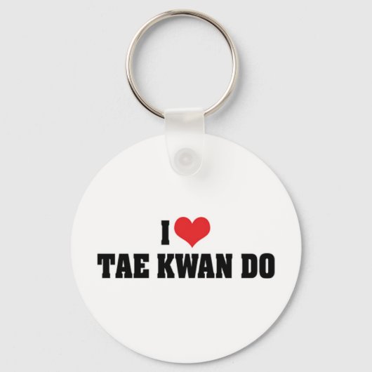 Ik Hou Van Tae Kwan Do Sleutelhanger (Voorkant)