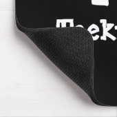 Ik hou van Taekwondo-hart op maat Muismat (Hoek)