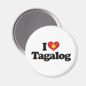 Ik hou van Tagalog Magneet (Voorkant / Achterkant)