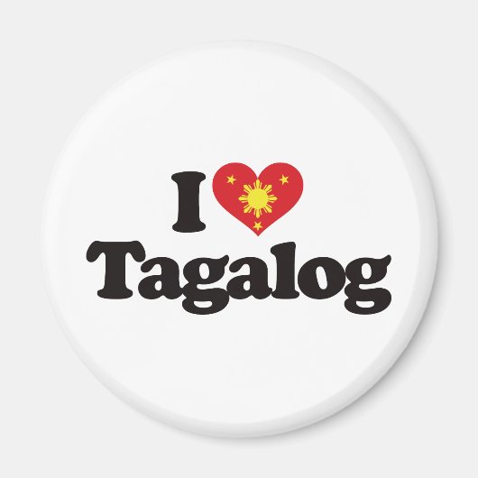 Ik hou van Tagalog Magneet (Voorkant)
