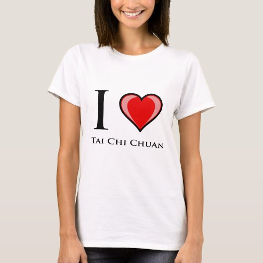 Ik hou van Tai Chi Chuan T-shirt (Voorkant)