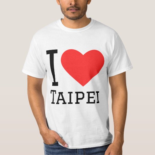 Ik hou van Taipei T-shirt (Voorkant)