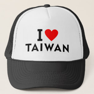 Ik hou van Taiwan als hartslagtoerisme Trucker Pet
