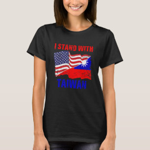 Ik hou van Taiwan American Taiwanese Pride Ik sta  T-shirt