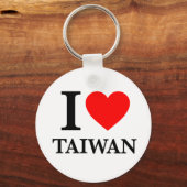 Ik hou van Taiwan Sleutelhanger (Voorkant)